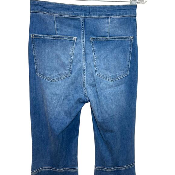 Free People, Women’s We The Free ‘Just Float On’ Flare Jeans, Waterfall Blue, 27 - Picture 7 of 10